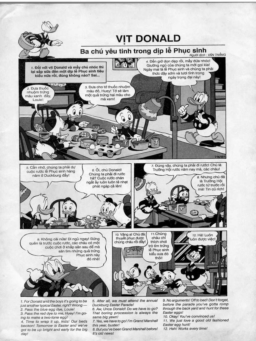 Truyện Tranh Donald Và Bạn Hữu trang 2