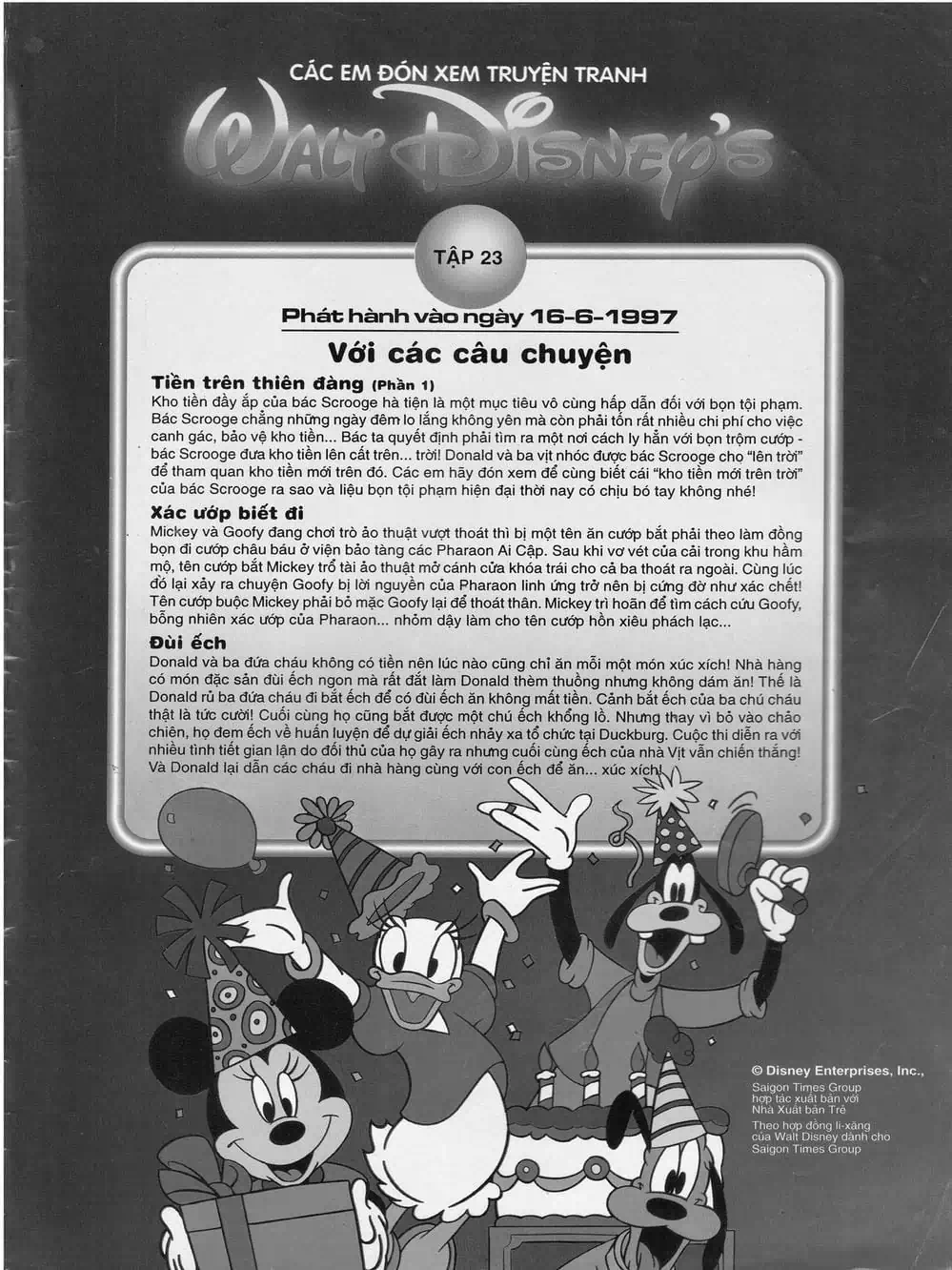 Truyện Tranh Donald Và Bạn Hữu trang 2