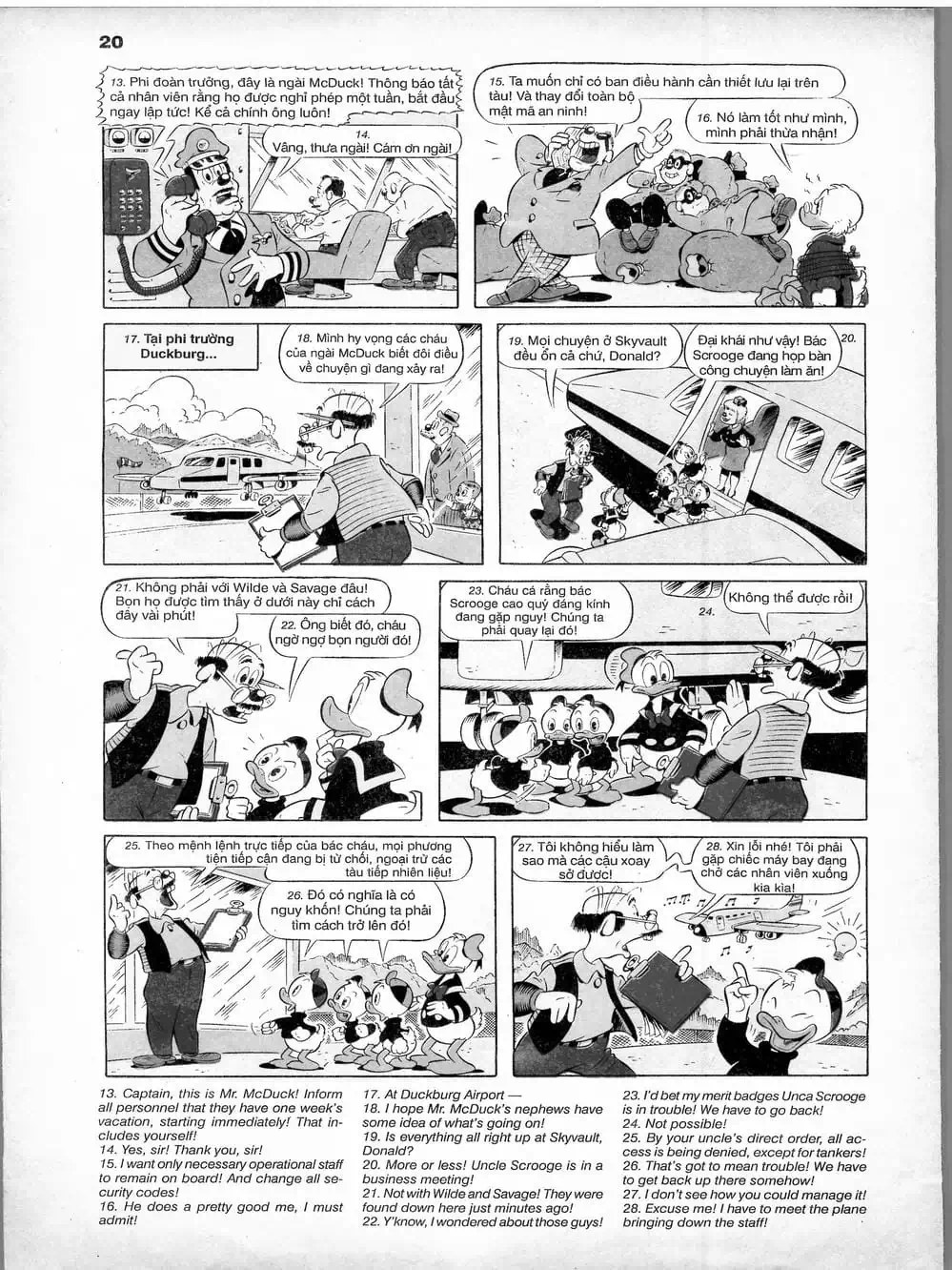 Truyện Tranh Donald Và Bạn Hữu trang 2