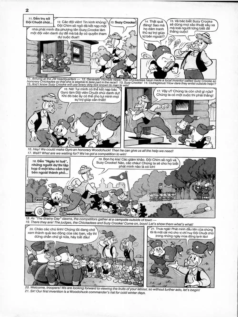 Truyện Tranh Donald Và Bạn Hữu trang 2