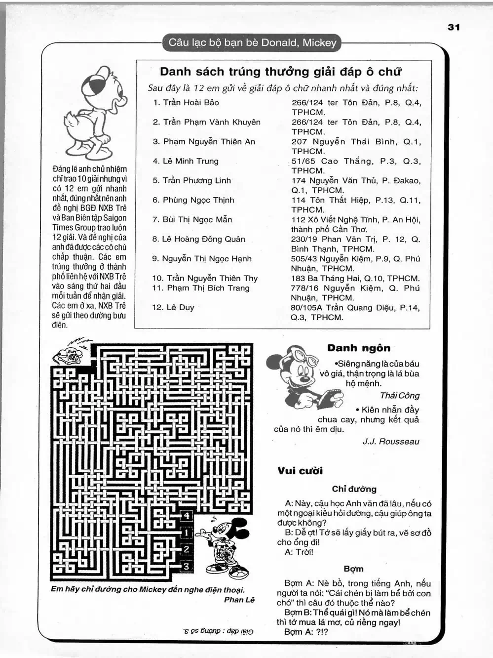 Truyện Tranh Donald Và Bạn Hữu trang 2