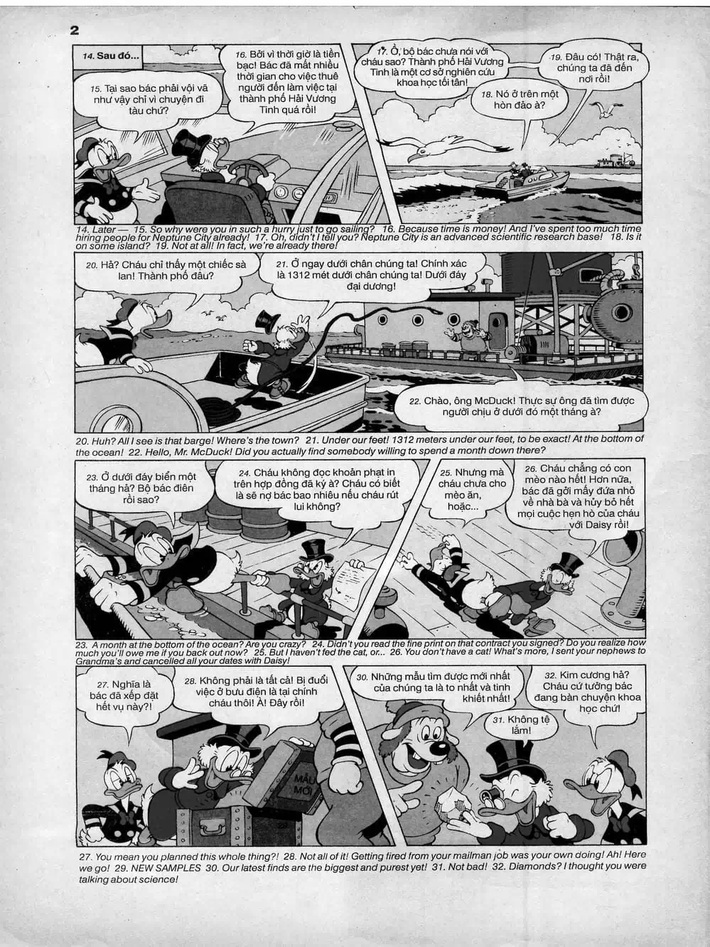 Truyện Tranh Donald Và Bạn Hữu trang 2