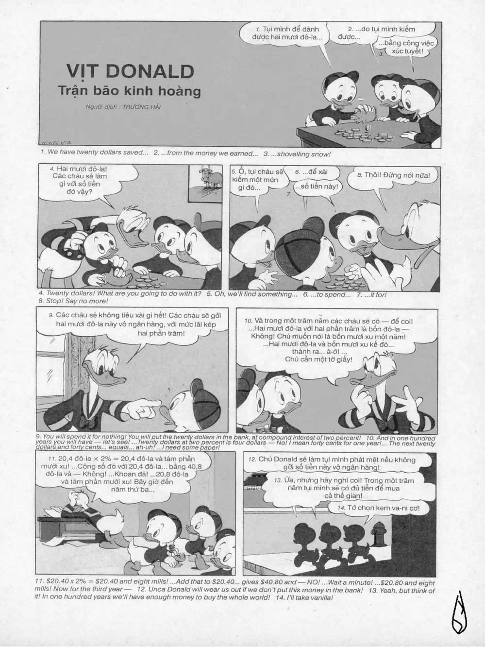 Truyện Tranh Donald Và Bạn Hữu trang 2