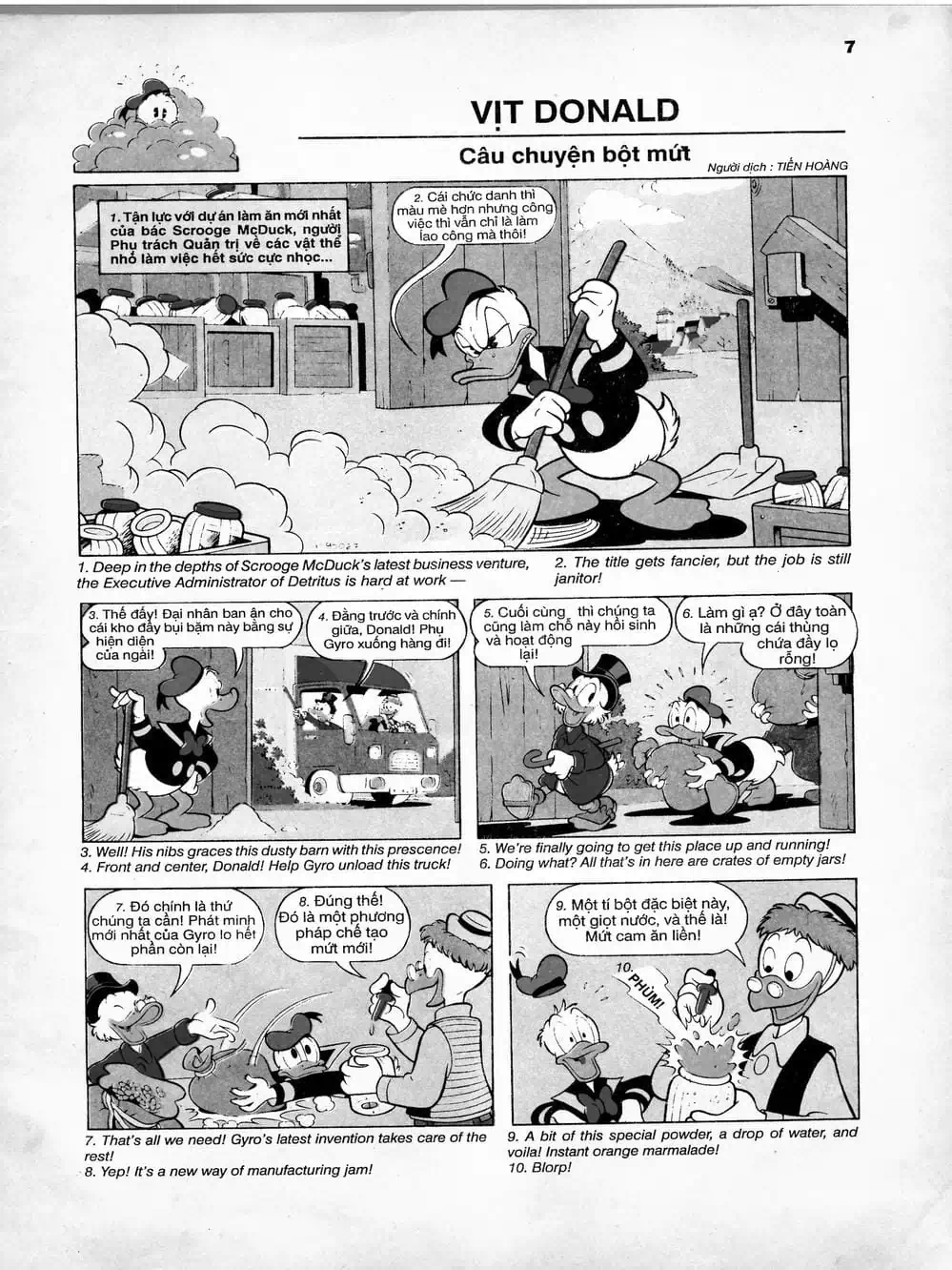 Truyện Tranh Donald Và Bạn Hữu trang 2