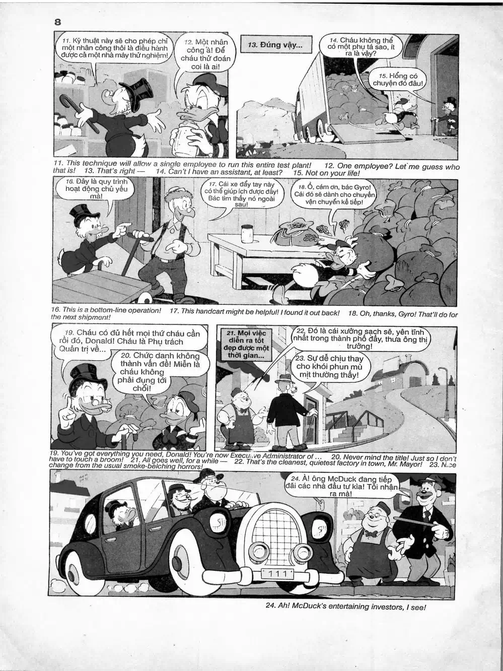 Truyện Tranh Donald Và Bạn Hữu trang 2