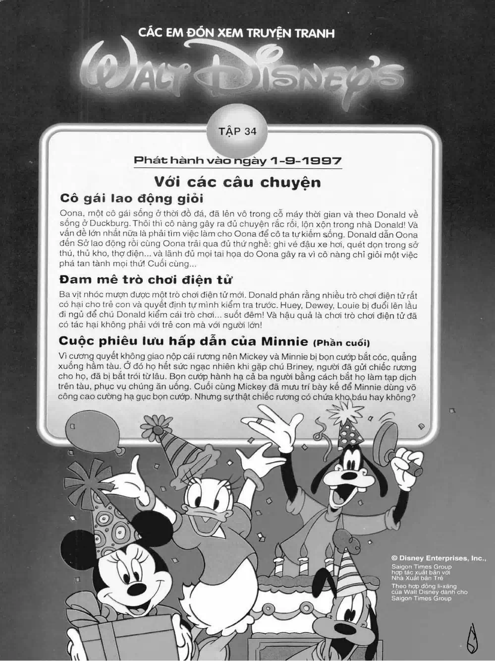 Truyện Tranh Donald Và Bạn Hữu trang 2