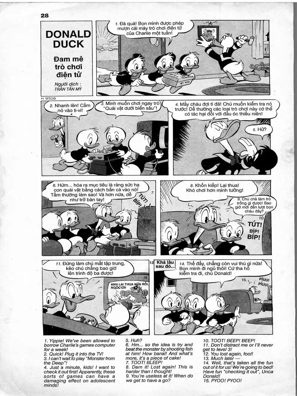 Truyện Tranh Donald Và Bạn Hữu trang 2