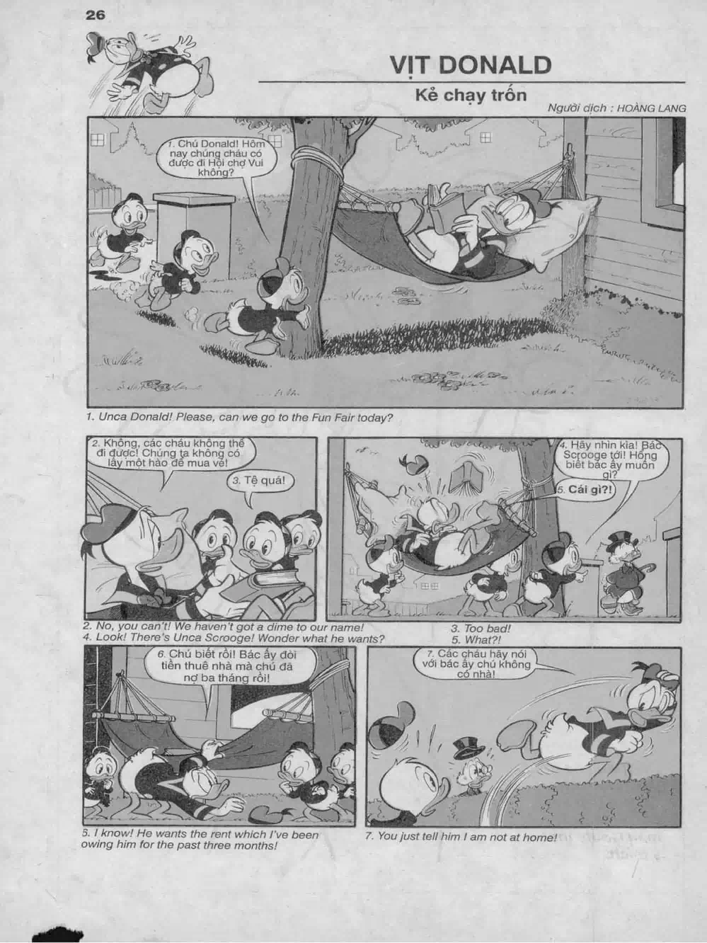 Truyện Tranh Donald Và Bạn Hữu trang 2