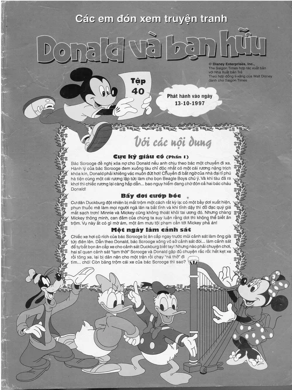 Truyện Tranh Donald Và Bạn Hữu trang 2