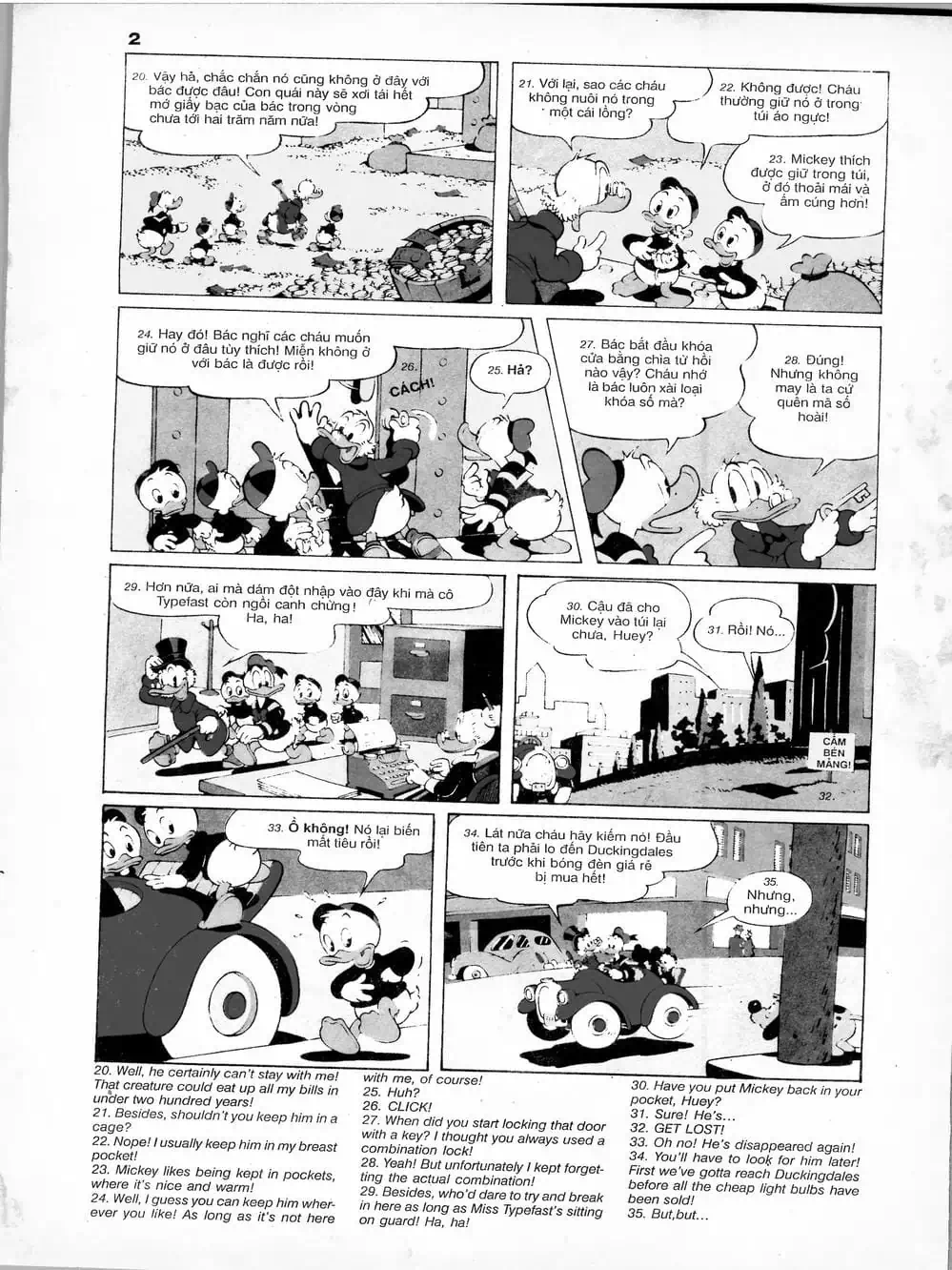 Truyện Tranh Donald Và Bạn Hữu trang 2