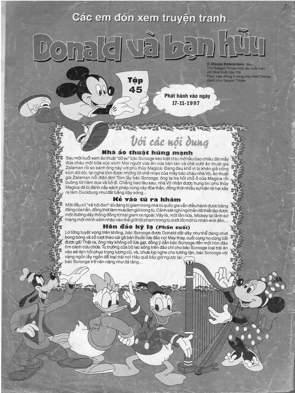 Truyện Tranh Donald Và Bạn Hữu trang 2