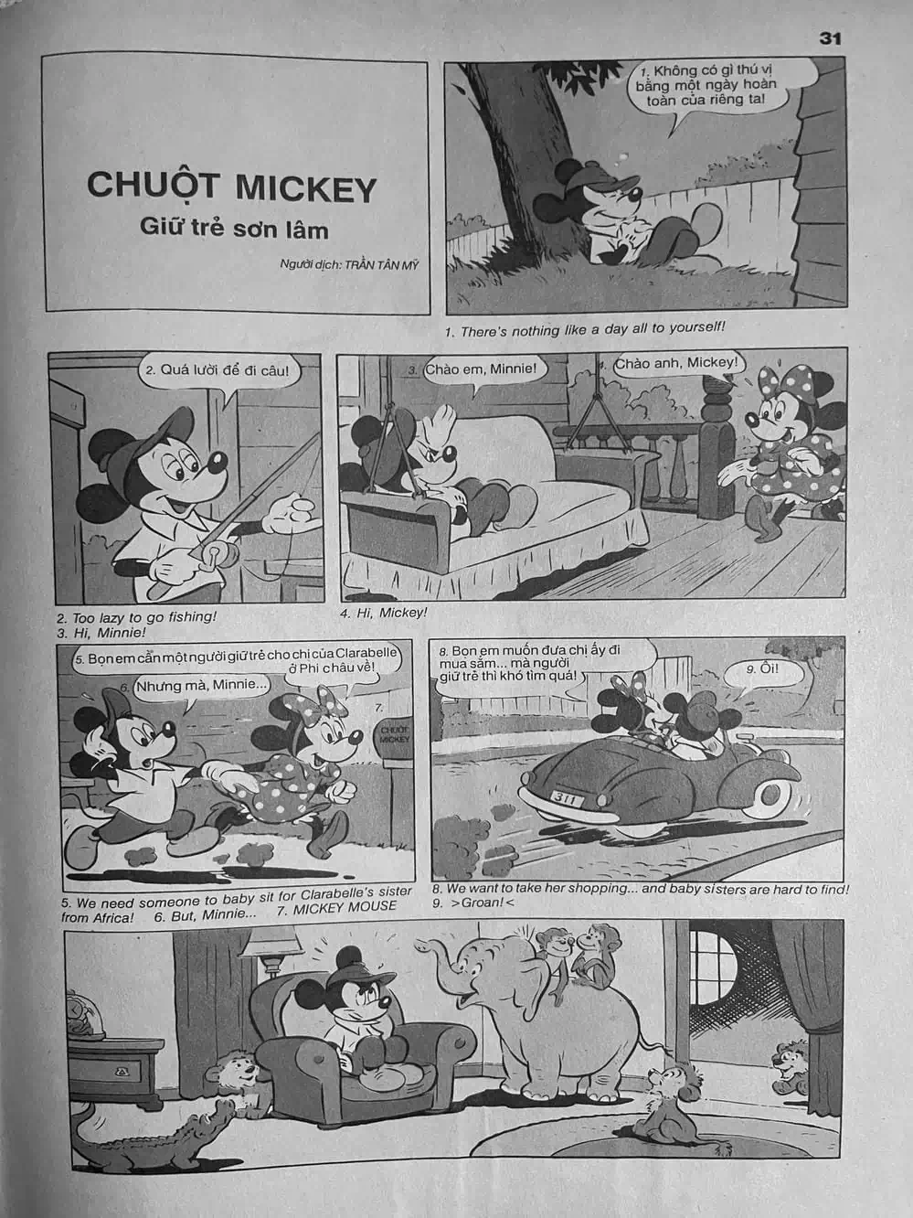 Truyện Tranh Donald Và Bạn Hữu trang 2