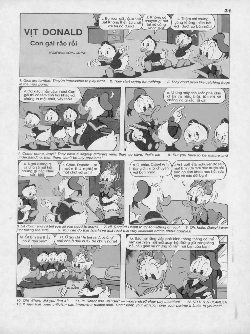 Truyện Tranh Donald Và Bạn Hữu trang 2