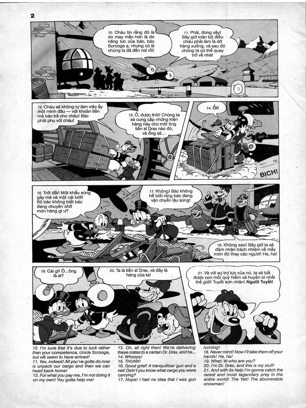 Truyện Tranh Donald Và Bạn Hữu trang 2