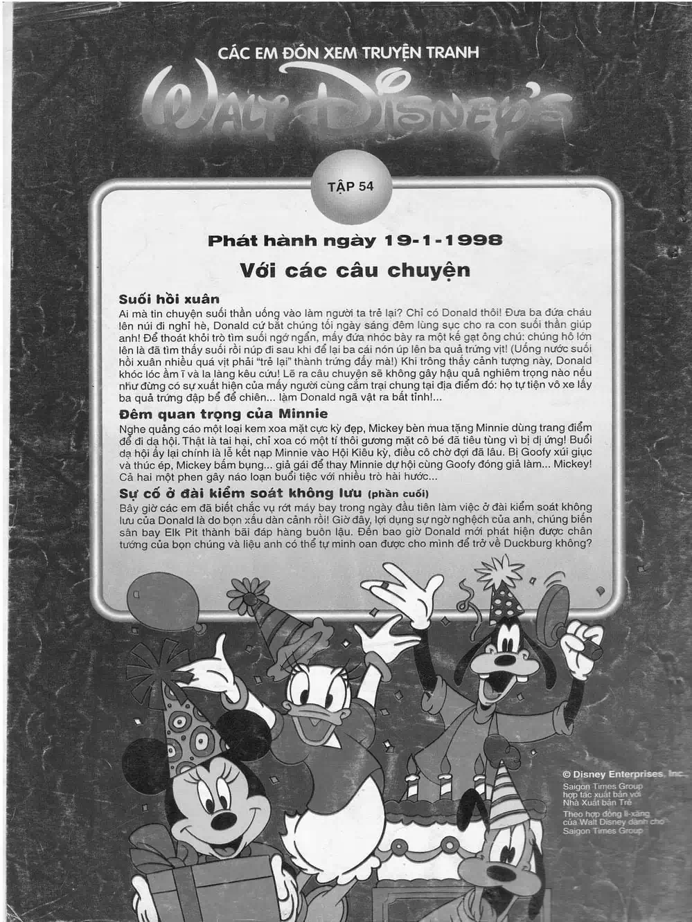 Truyện Tranh Donald Và Bạn Hữu trang 2