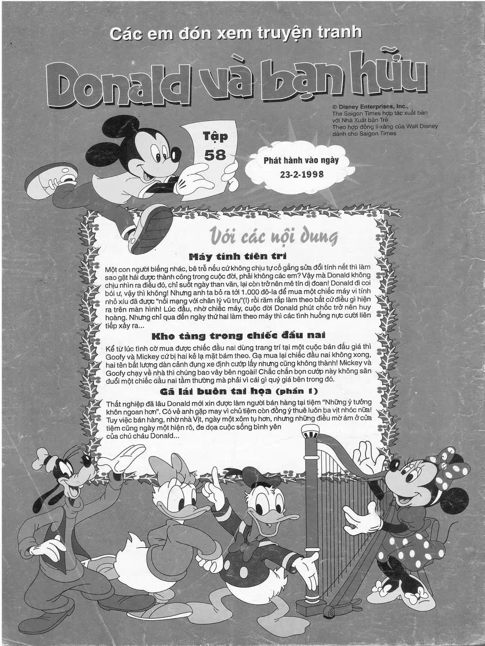 Truyện Tranh Donald Và Bạn Hữu trang 2