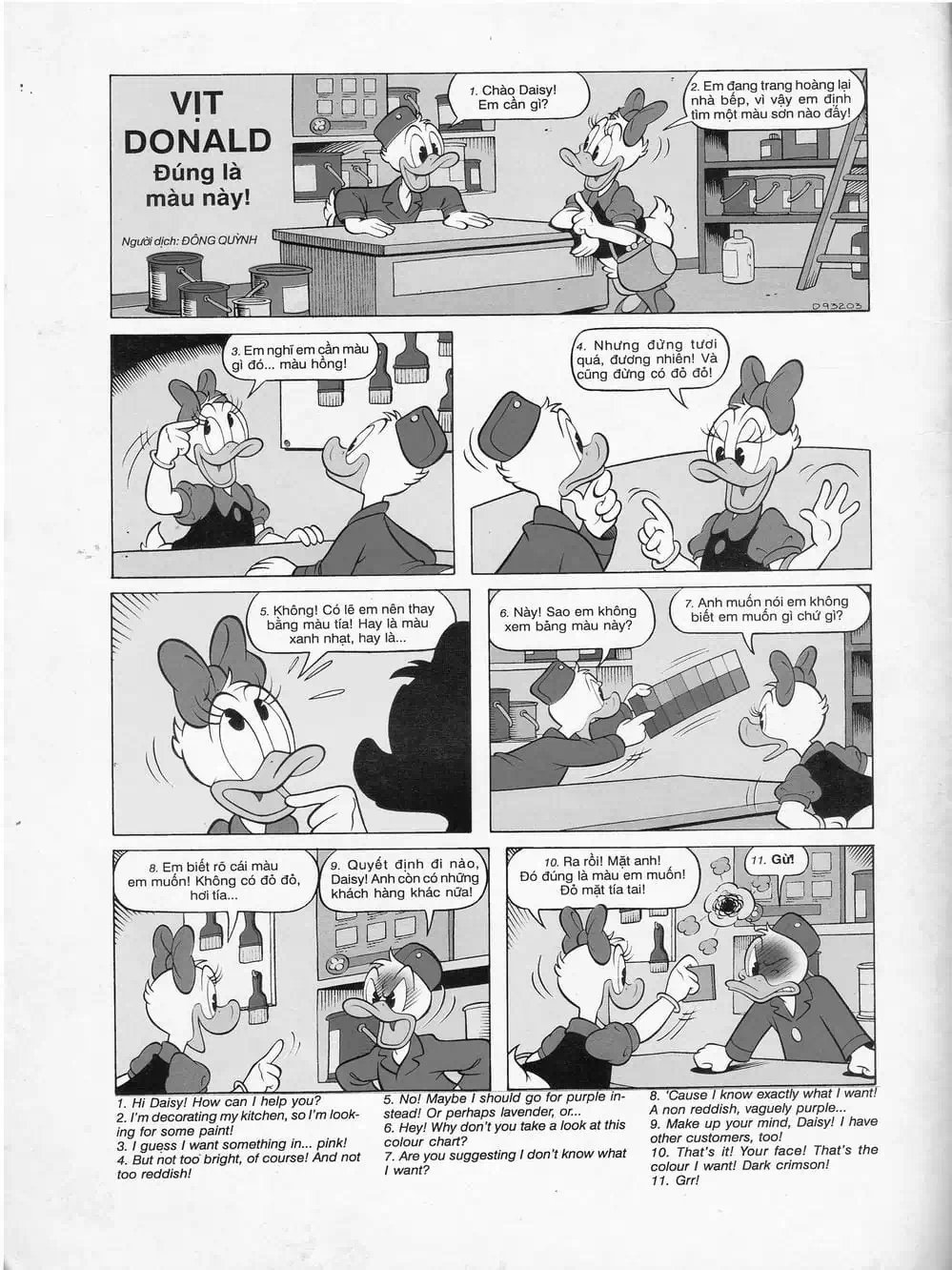 Truyện Tranh Donald Và Bạn Hữu trang 2