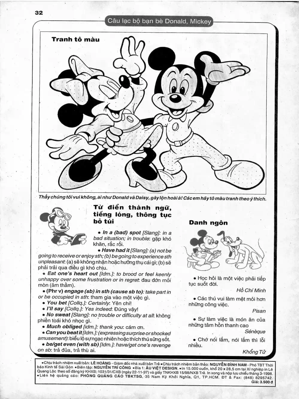 Truyện Tranh Donald Và Bạn Hữu trang 2