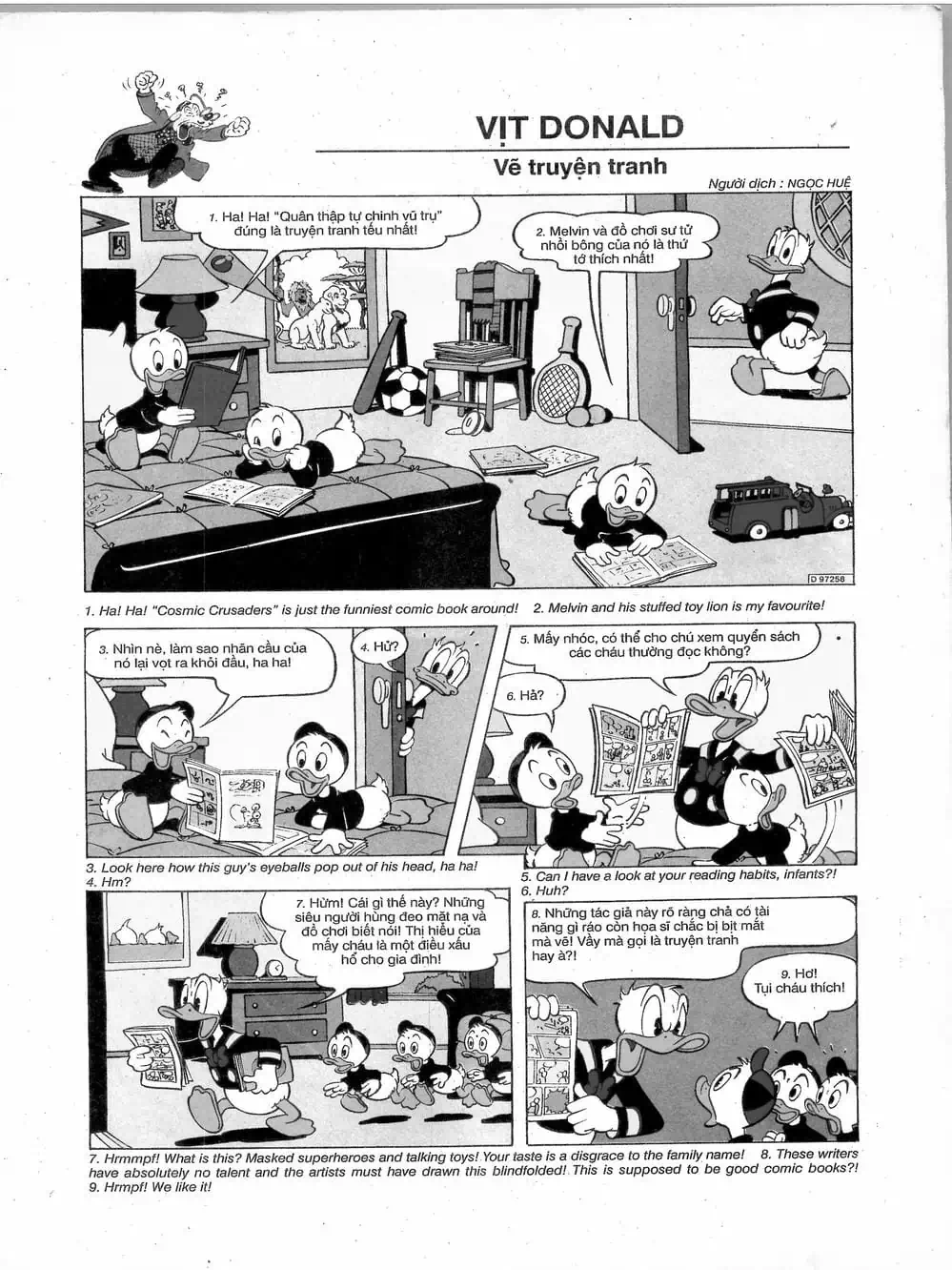 Truyện Tranh Donald Và Bạn Hữu trang 2