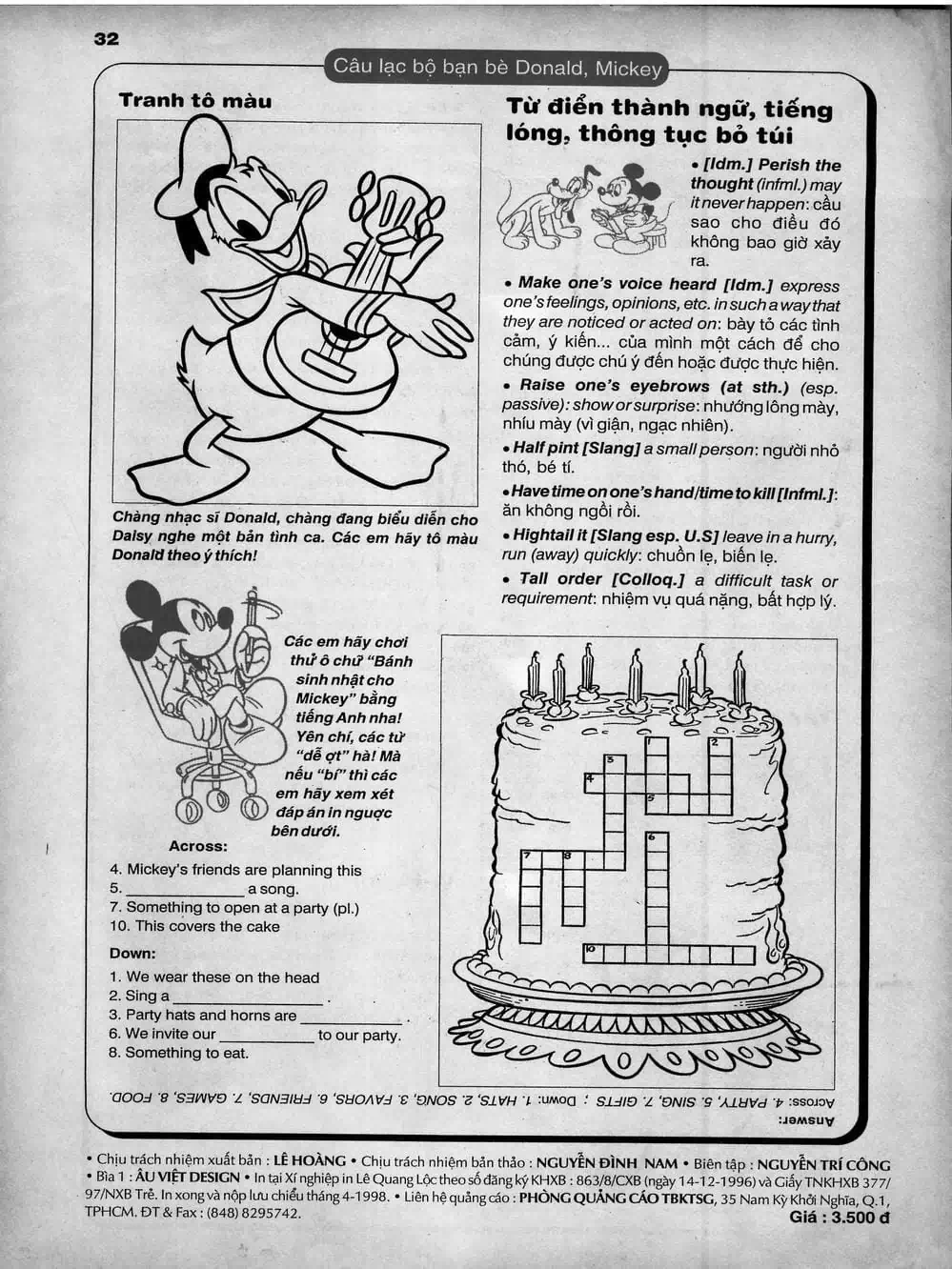 Truyện Tranh Donald Và Bạn Hữu trang 2