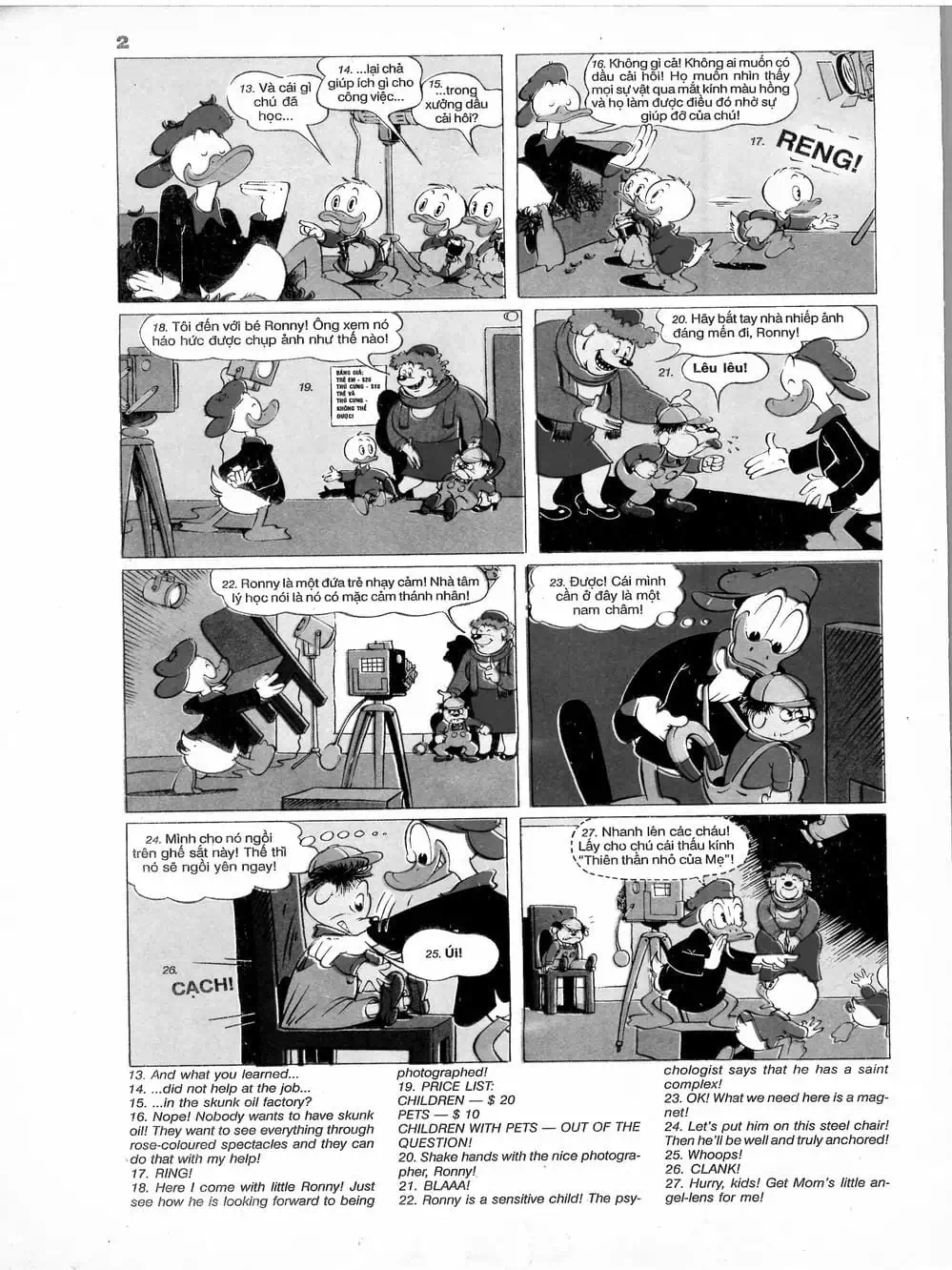 Truyện Tranh Donald Và Bạn Hữu trang 2