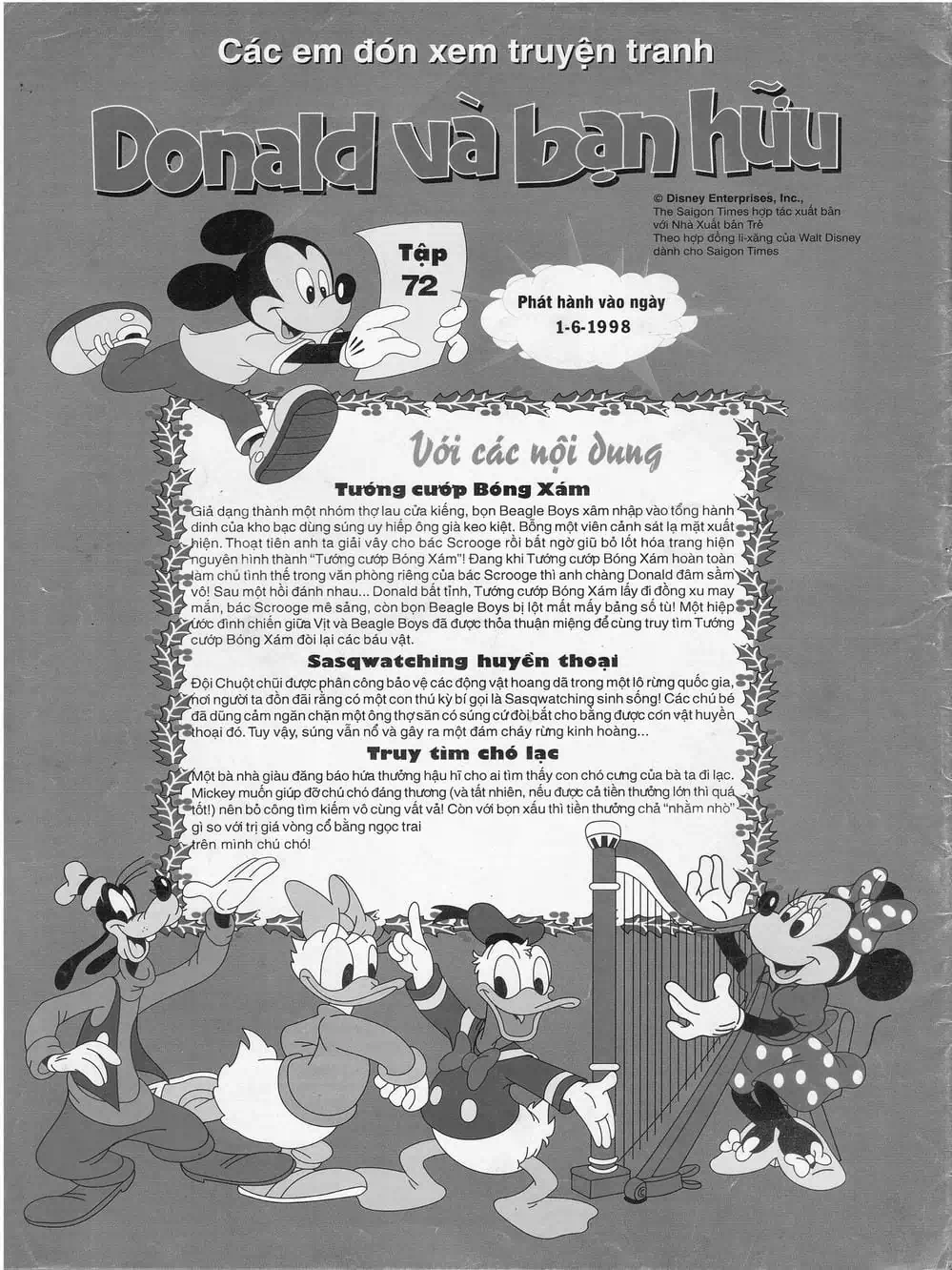 Truyện Tranh Donald Và Bạn Hữu trang 2
