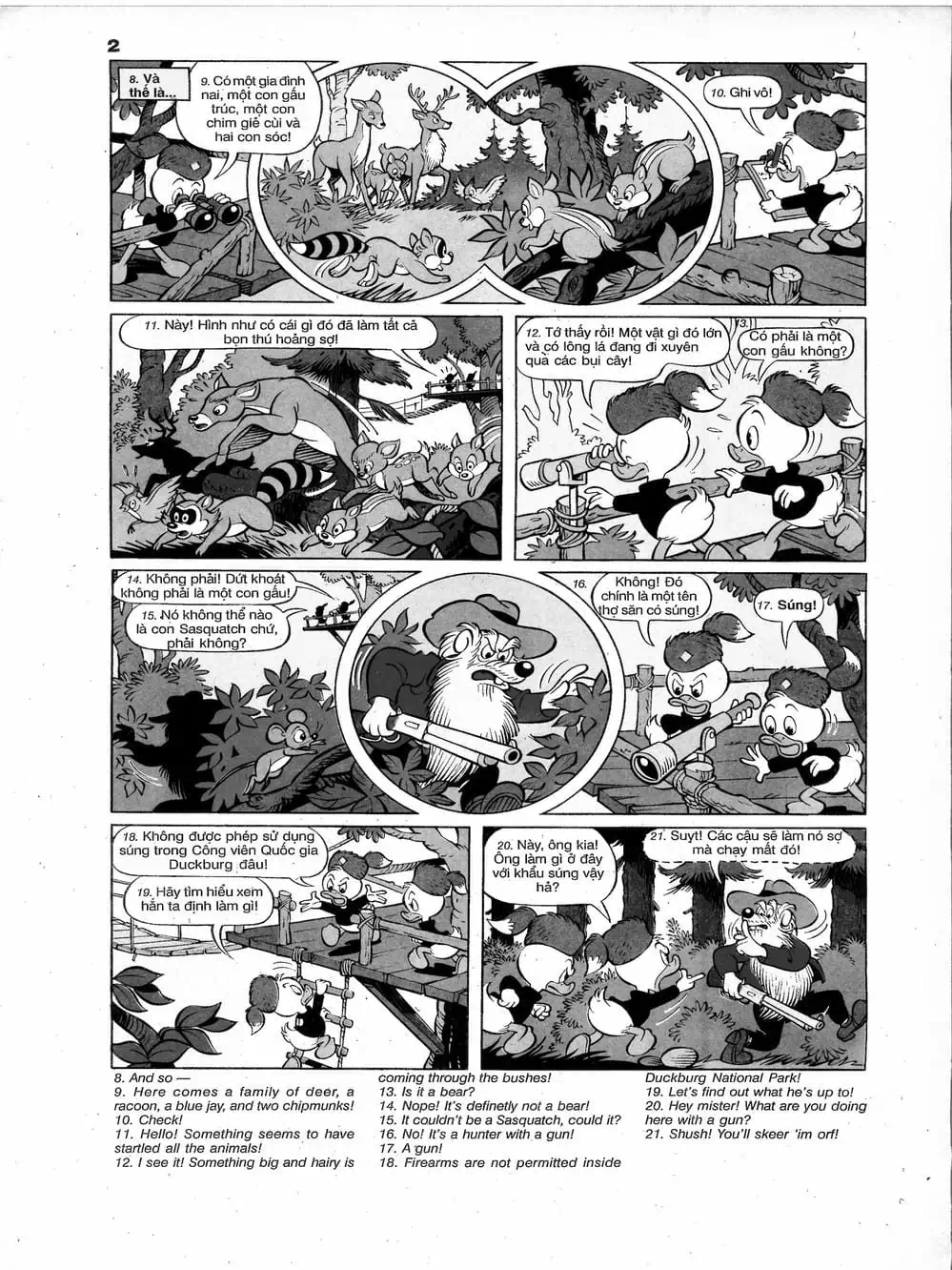 Truyện Tranh Donald Và Bạn Hữu trang 2