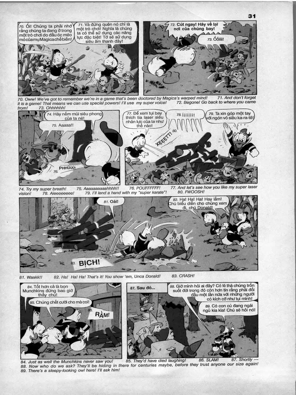 Truyện Tranh Donald Và Bạn Hữu trang 2