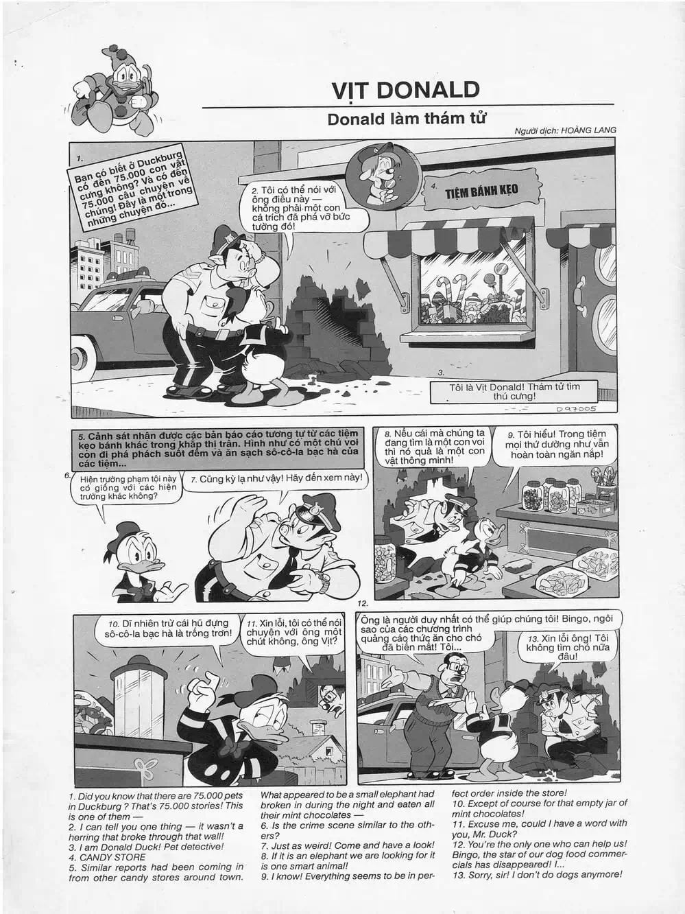 Truyện Tranh Donald Và Bạn Hữu trang 2