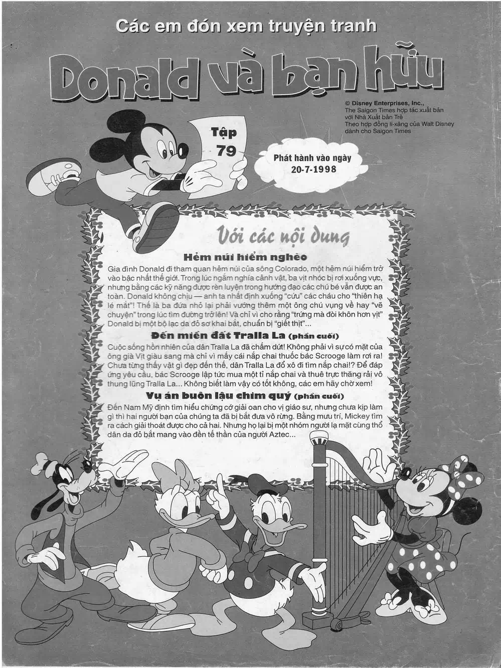 Truyện Tranh Donald Và Bạn Hữu trang 2