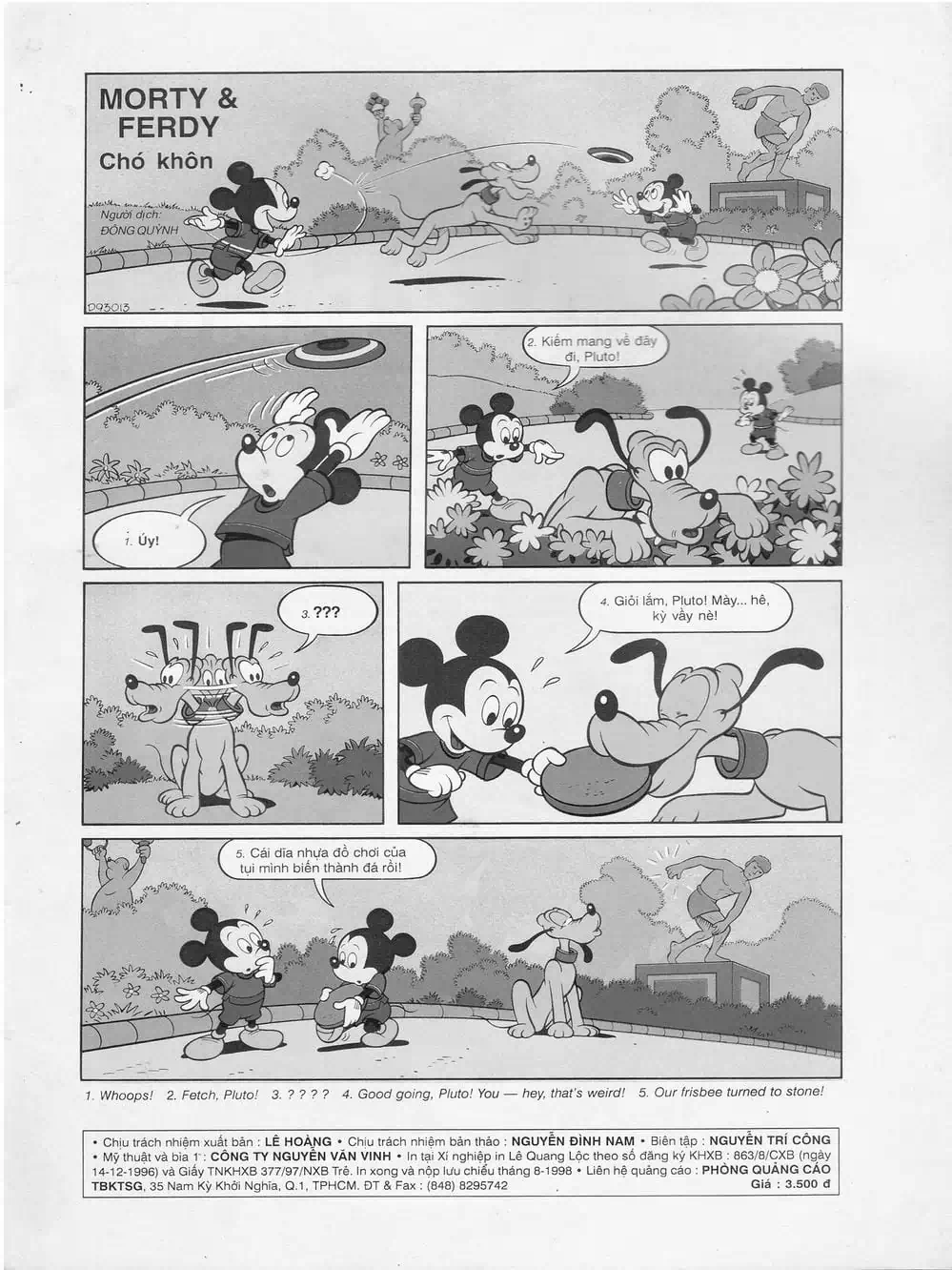 Truyện Tranh Donald Và Bạn Hữu trang 2