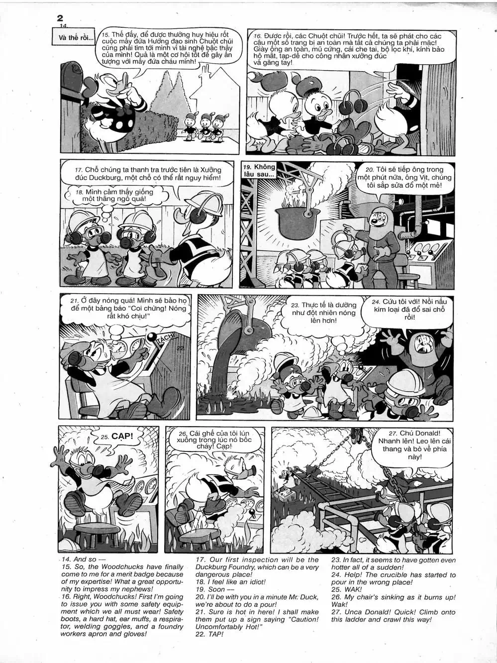 Truyện Tranh Donald Và Bạn Hữu trang 2