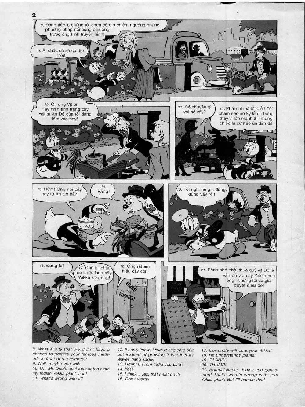Truyện Tranh Donald Và Bạn Hữu trang 2