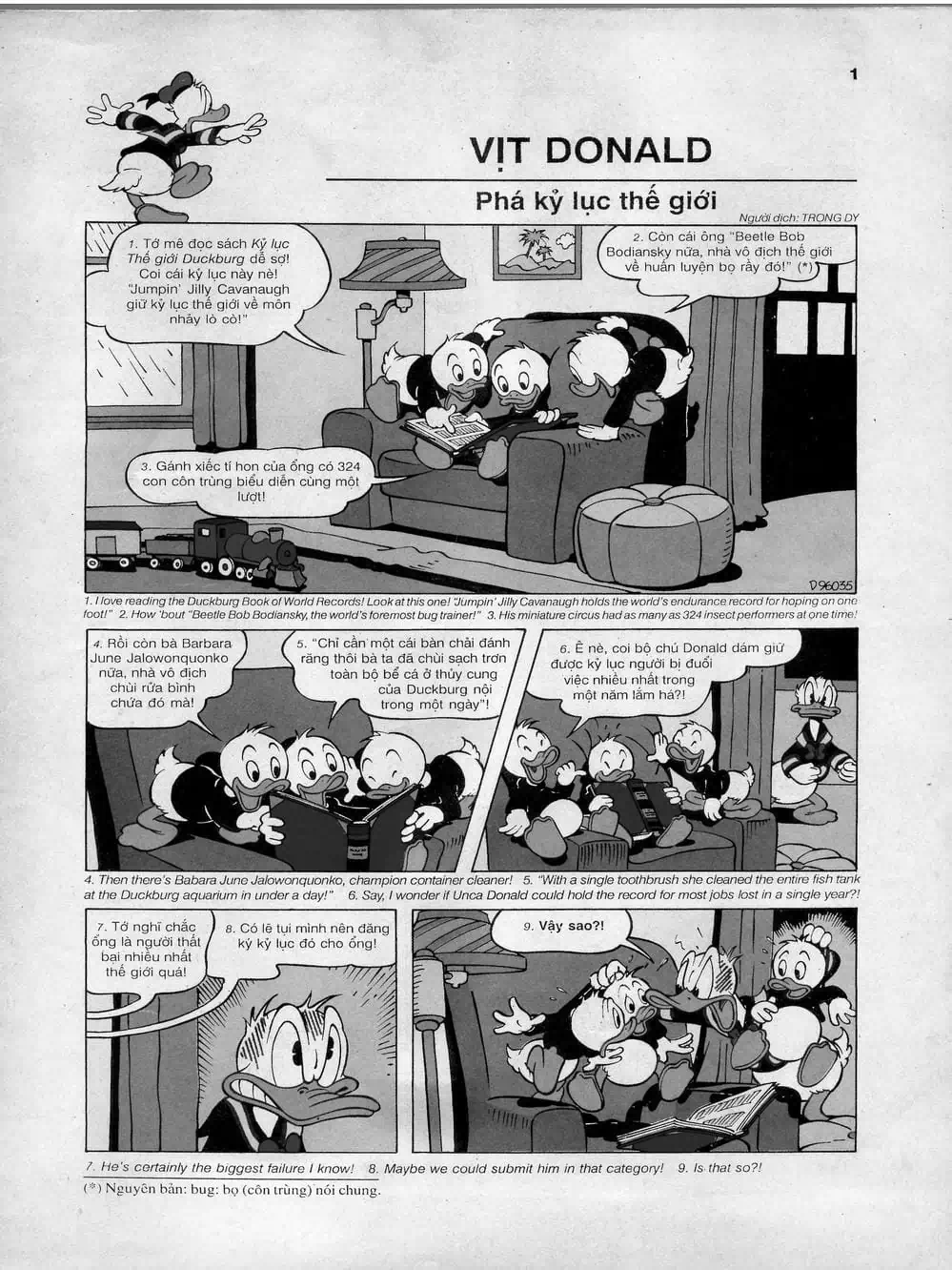 Truyện Tranh Donald Và Bạn Hữu trang 2