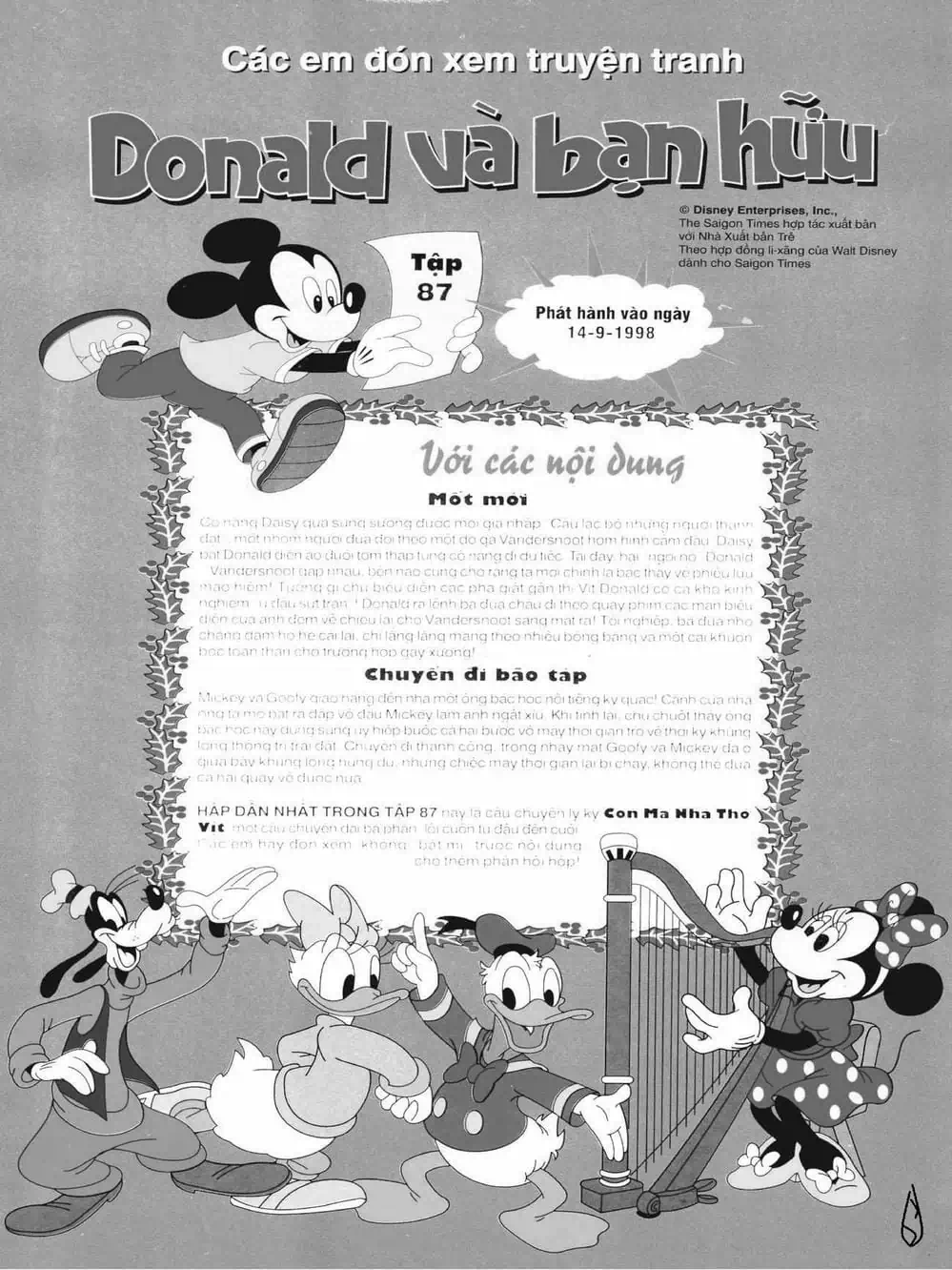 Truyện Tranh Donald Và Bạn Hữu trang 2