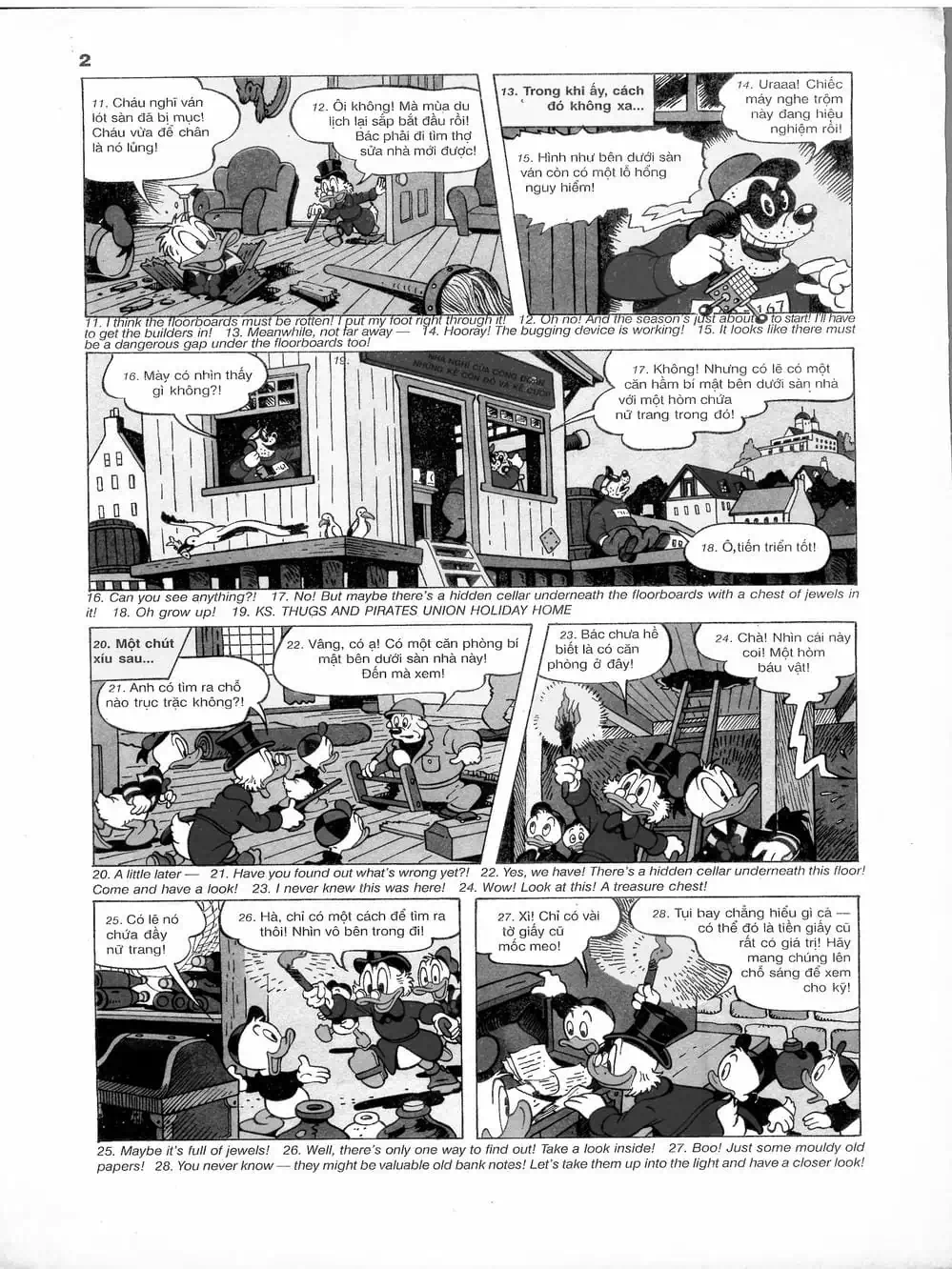 Truyện Tranh Donald Và Bạn Hữu trang 2