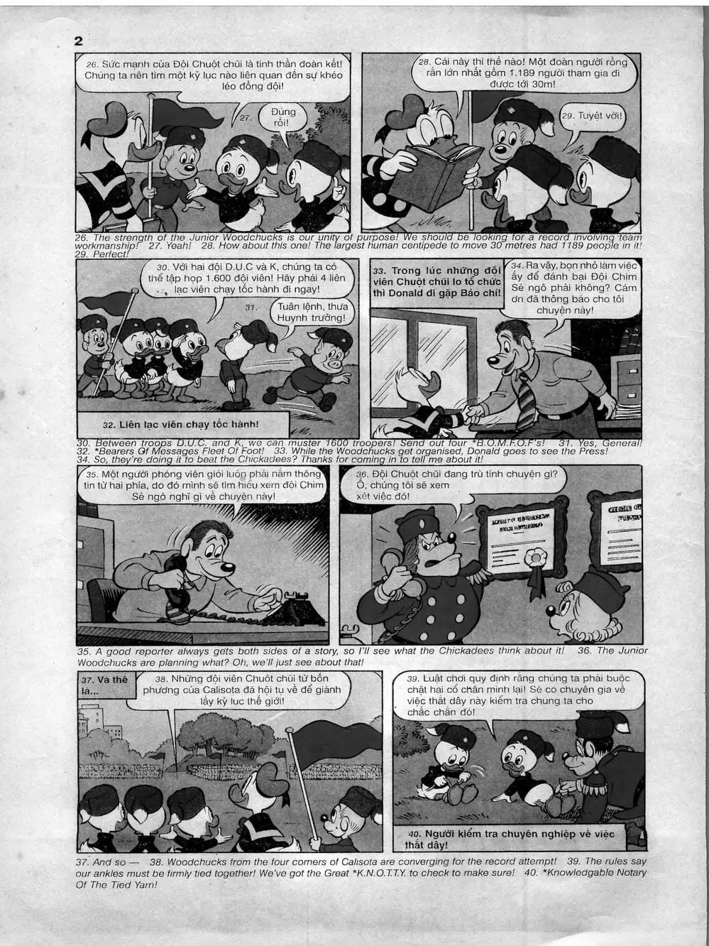 Truyện Tranh Donald Và Bạn Hữu trang 2