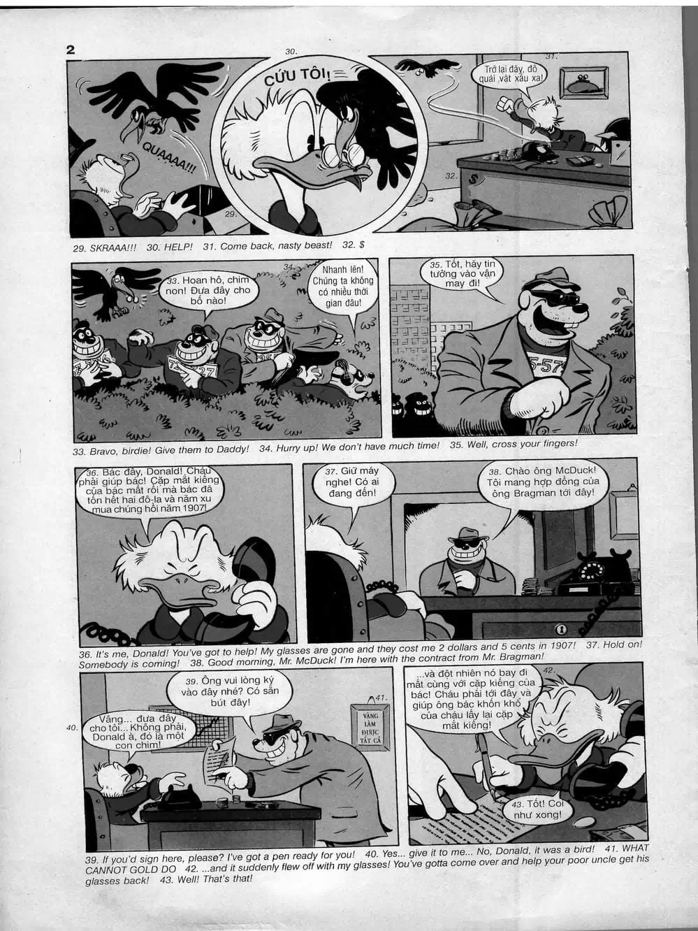 Truyện Tranh Donald Và Bạn Hữu trang 2