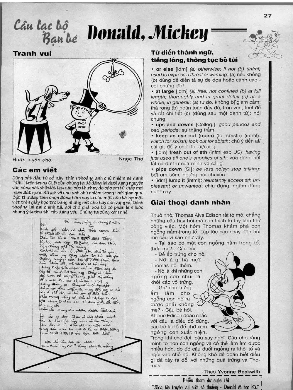 Truyện Tranh Donald Và Bạn Hữu trang 2