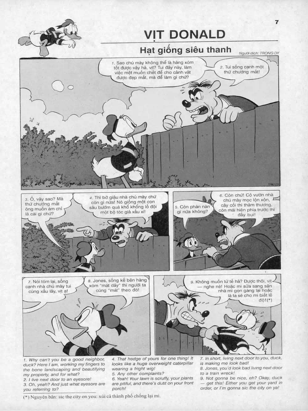 Truyện Tranh Donald Và Bạn Hữu trang 2