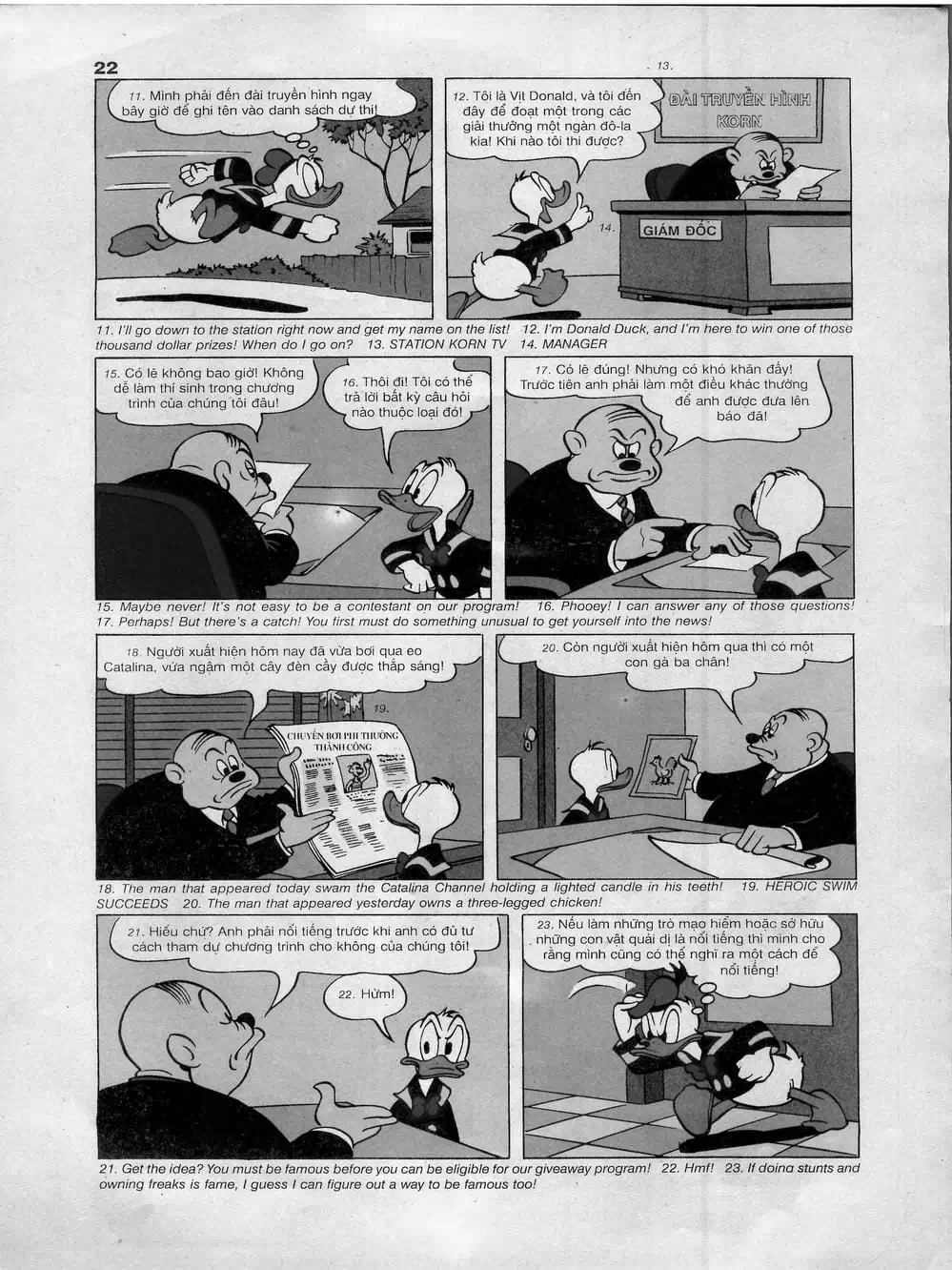 Truyện Tranh Donald Và Bạn Hữu trang 2