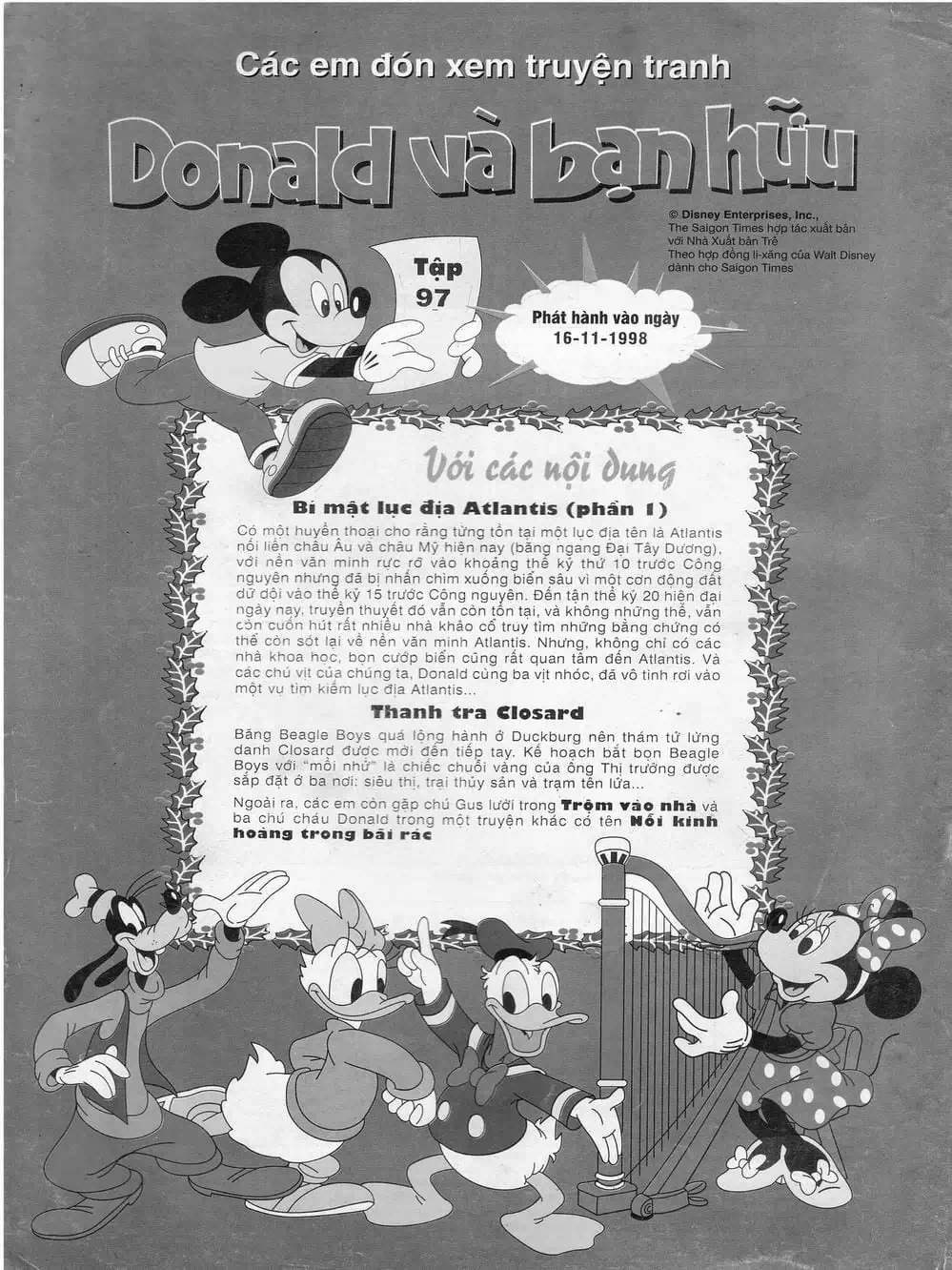 Truyện Tranh Donald Và Bạn Hữu trang 2