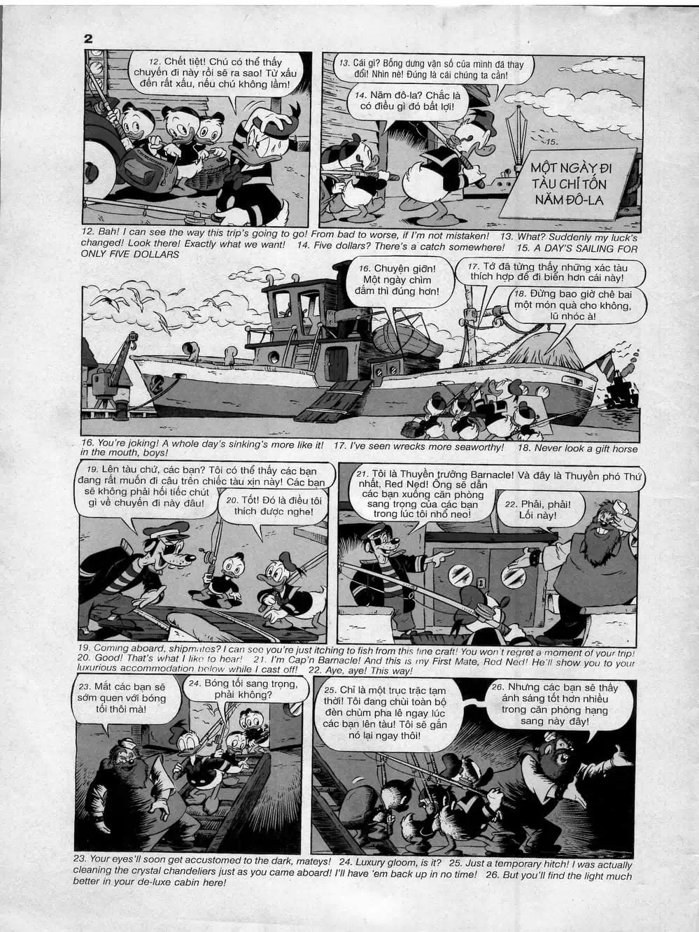 Truyện Tranh Donald Và Bạn Hữu trang 2