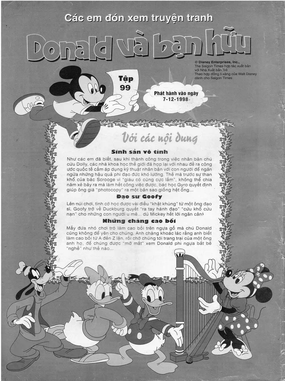 Truyện Tranh Donald Và Bạn Hữu trang 2