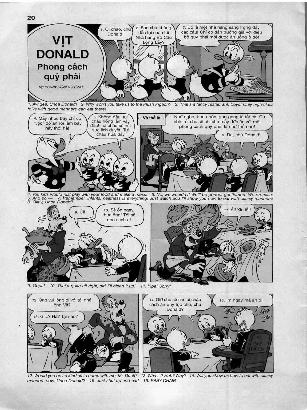 Truyện Tranh Donald Và Bạn Hữu trang 2