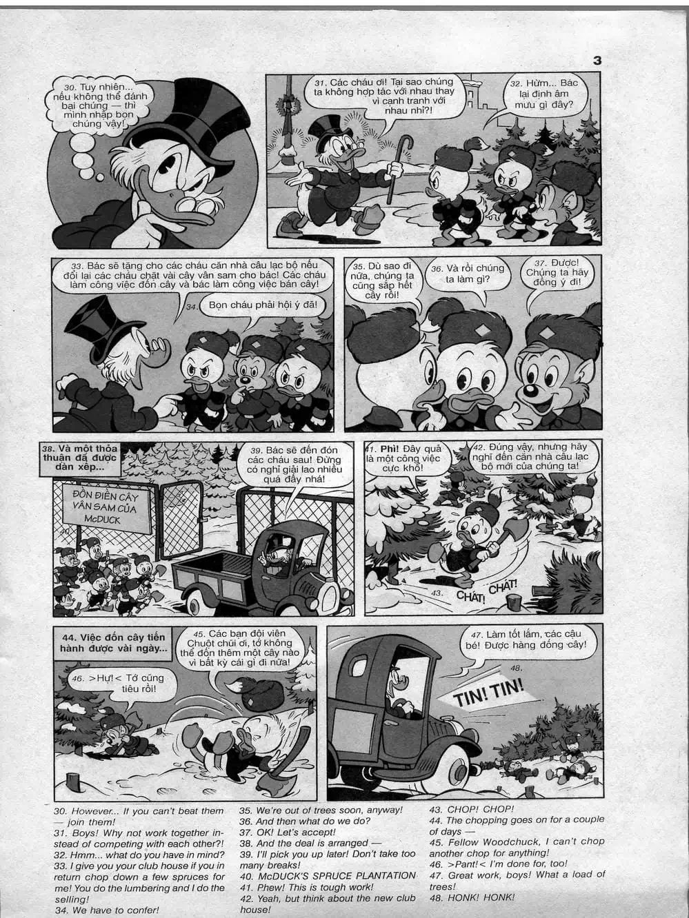 Truyện Tranh Donald Và Bạn Hữu trang 2