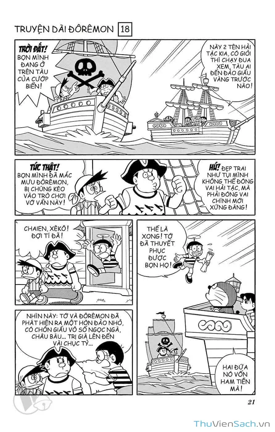 Truyện Tranh Doraemon: Cuộc Phiêu Lưu Đến Đảo Giấu Vàng trang 11