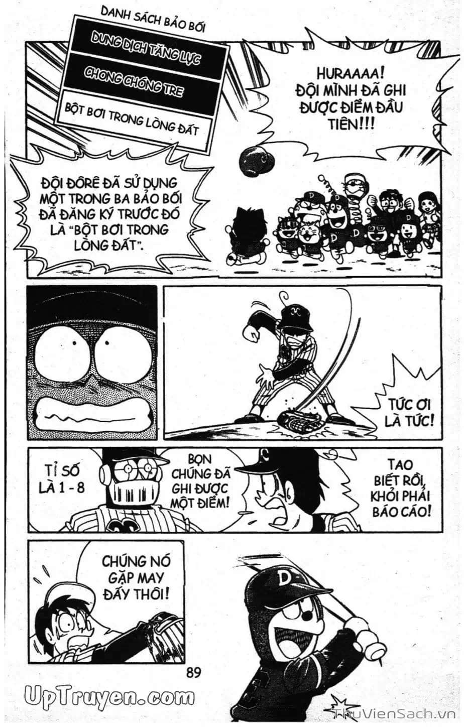 Truyện Tranh Doraemon Bóng Chày trang 3