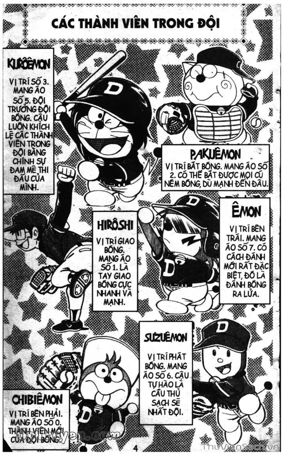 Truyện Tranh Doraemon Bóng Chày trang 3