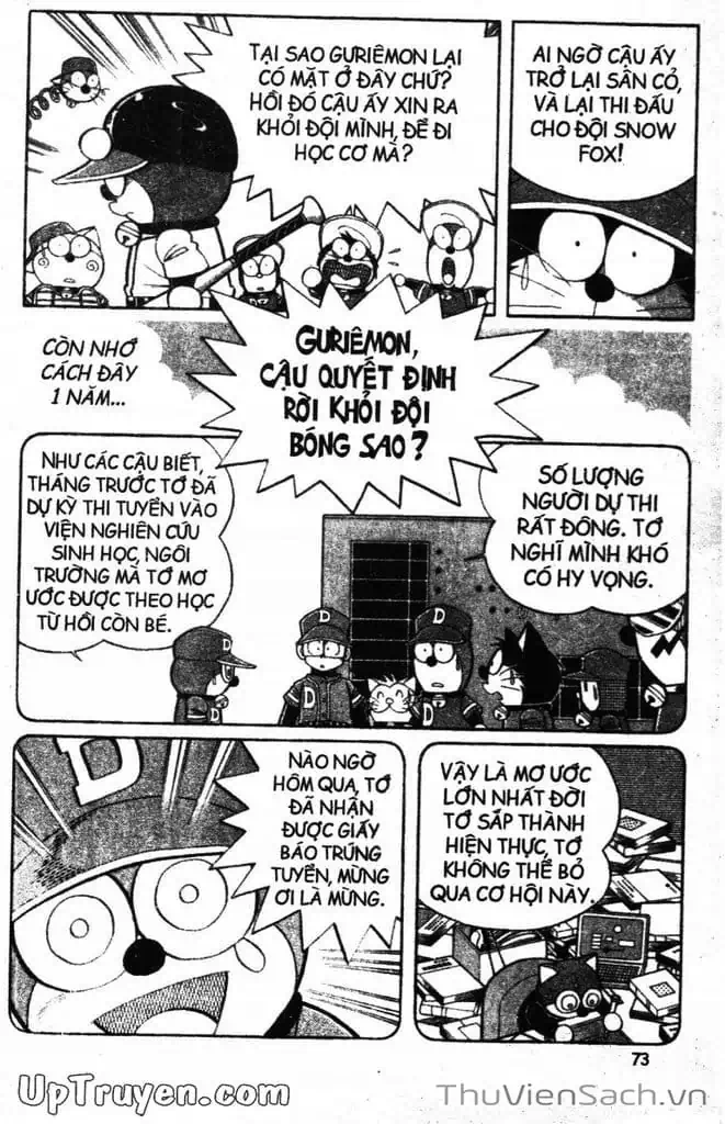Truyện Tranh Doraemon Bóng Chày trang 3